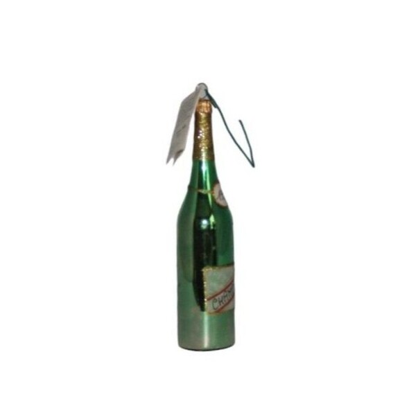 Christopher Radko Champagne Bottle 1995 Ornament Vintage - Picture 1 of 5